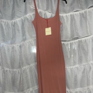 Ribbed tank dress
